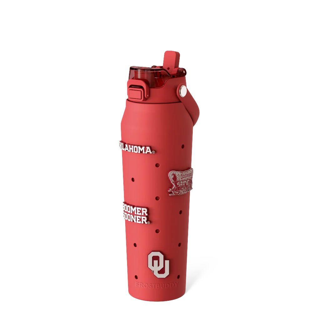 Bottle Buddy 32oz | Oklahoma Sooners | Skin + Budz Bundle