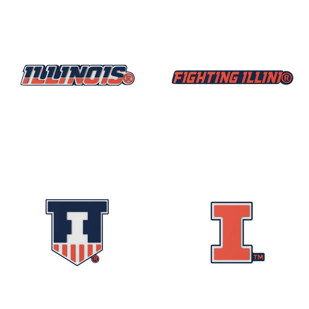 Budz | Illinois Fighting Illini | 4-Pack Bundle