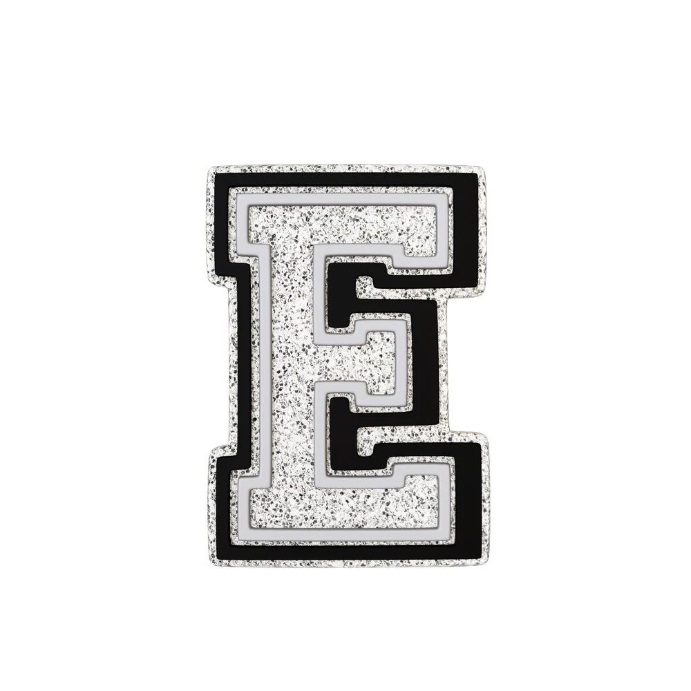 Budz | Silver Letter E