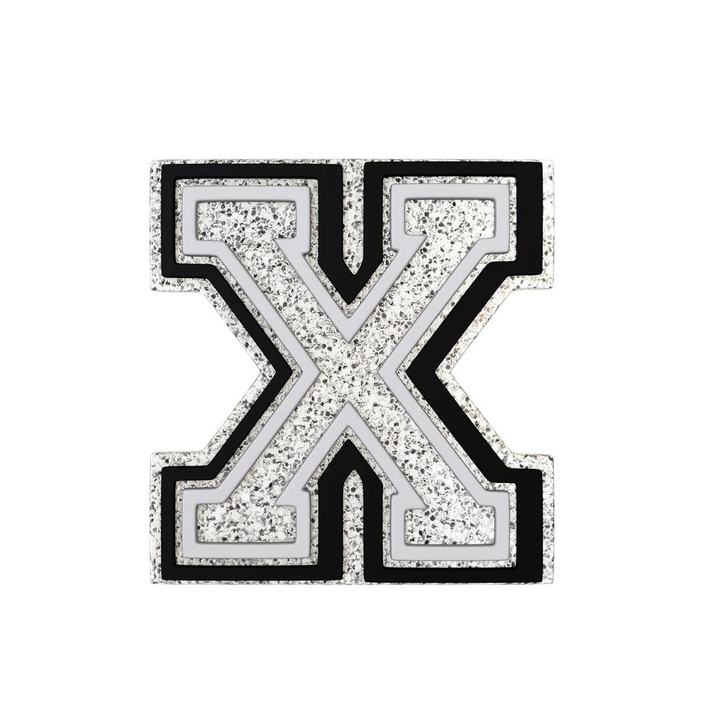Budz | Silver Letter X