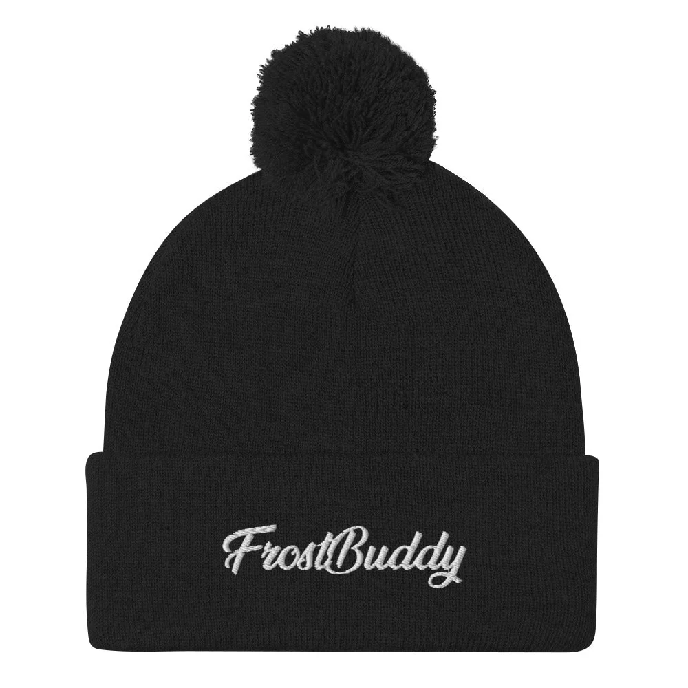 Elegant Pom-Pom Beanie - Image 2