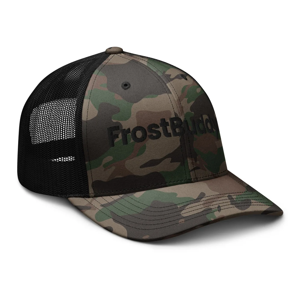 Logo Camouflage Trucker Hat - Image 3