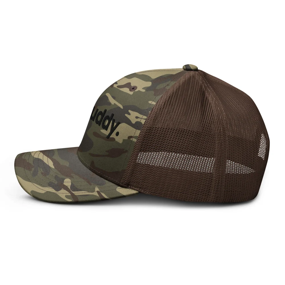 Logo Camouflage Trucker Hat - Image 11