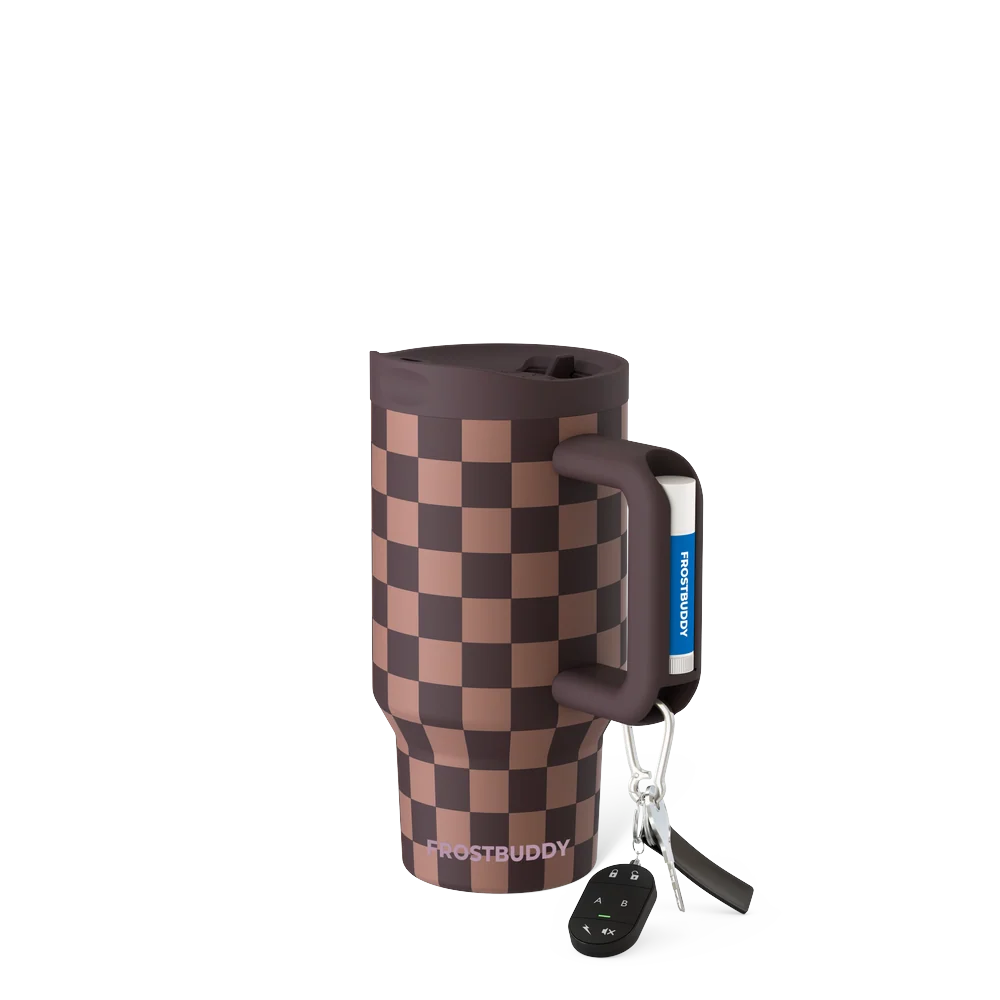 Mug Buddy 16oz | Espresso Checkered
