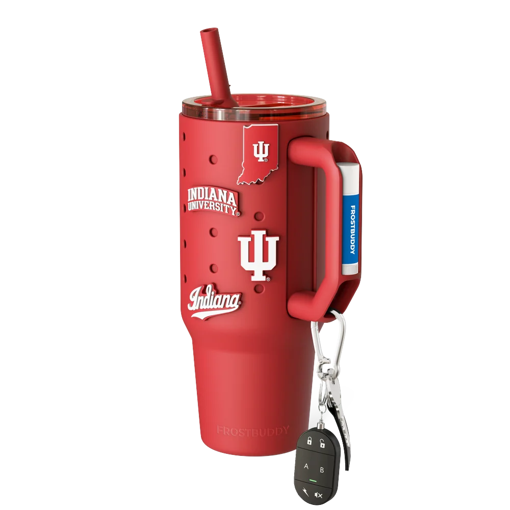 Thicc Buddy 40oz | Indiana Hoosiers | Skin + Budz Bundle