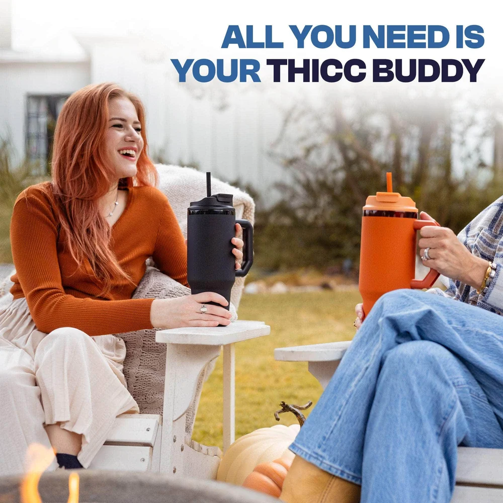 Thicc Buddy 40oz | Pink Checkered - Image 5