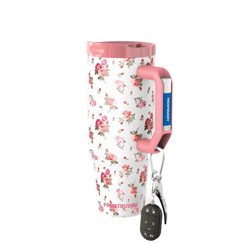 Thicc Buddy 40oz | Pink Floral