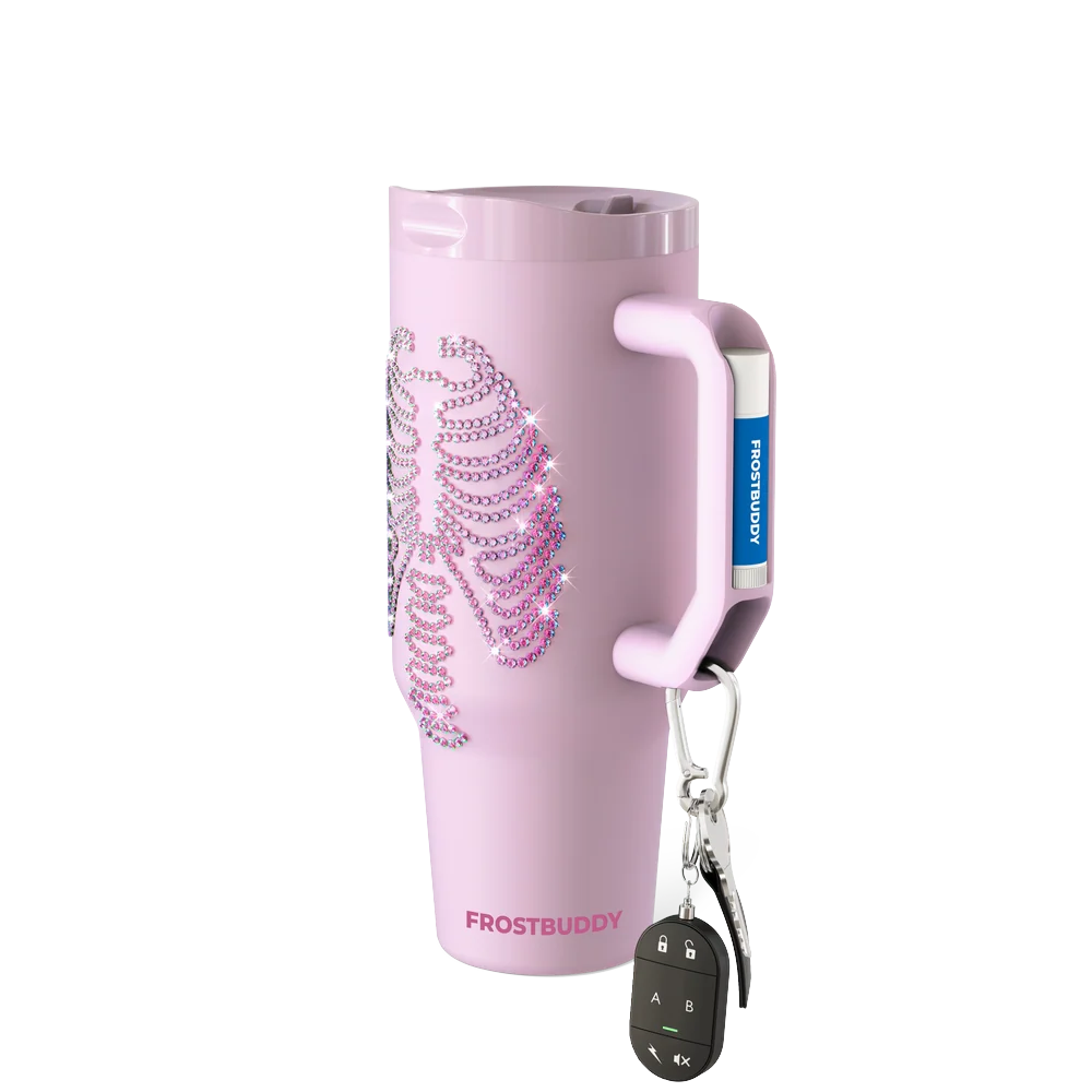 Thicc Buddy 40oz | Pink Skeleton - Image 2