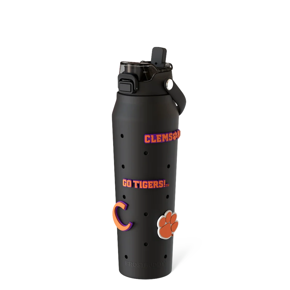 Bottle Buddy 32oz | Clemson Tigers | Skin + Budz Bundle