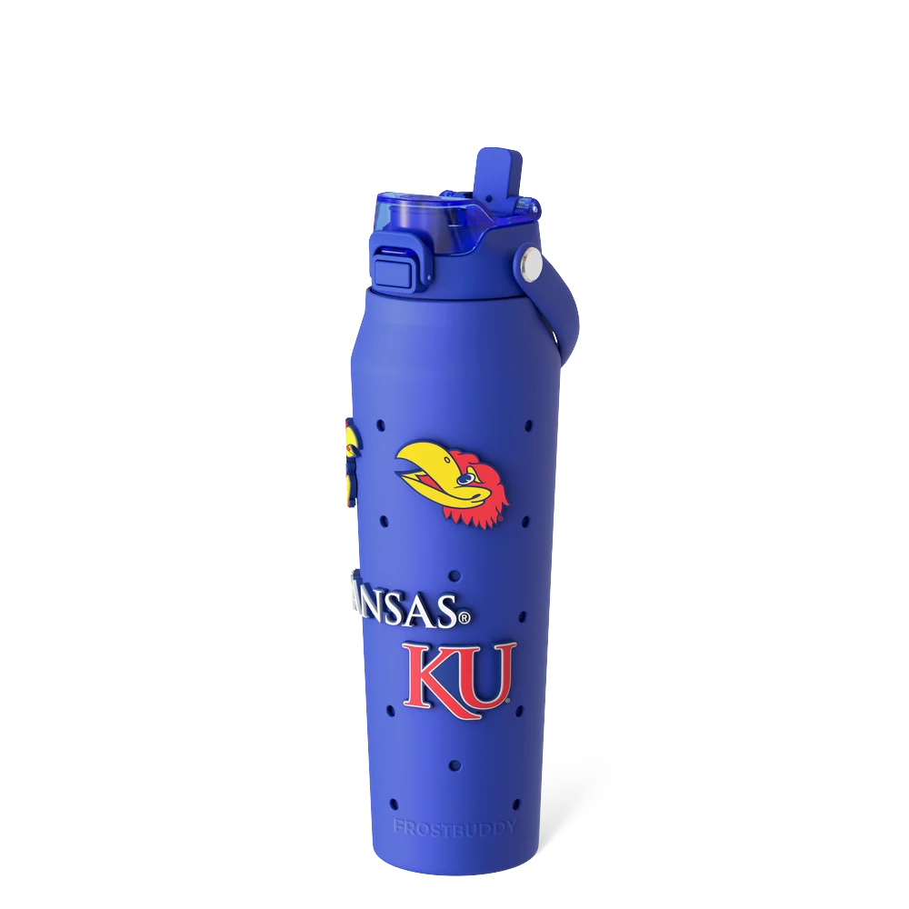 Bottle Buddy 32oz | Kansas Jayhawks | Skin + Budz Bundle
